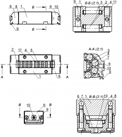 Linear frictionless bearings