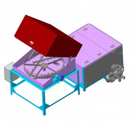 Carousel-type washer for small parts