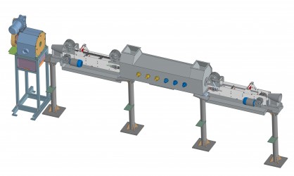 SR washer piece by piece with mechanical stripping
