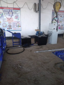 BPU hydraulic pressure tester assembly