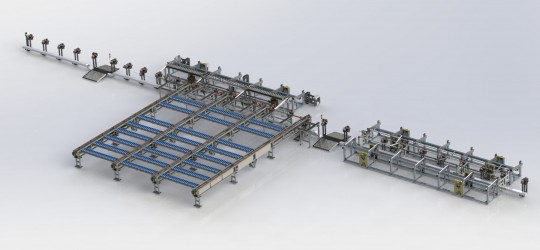 Transportation scheme for SR repair line