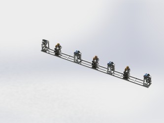 Support and loading line for turning lathe